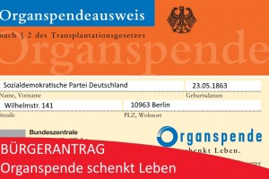 Organspendeausweis